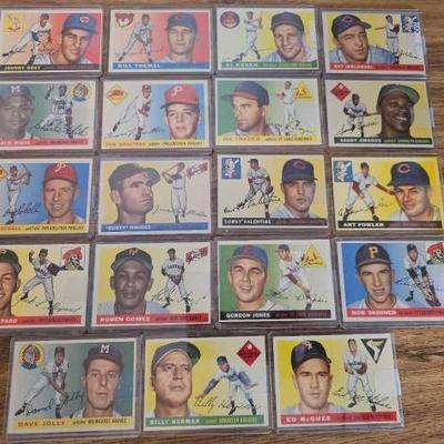 #2908 • 19 Topps 1950s Baseball Cards
