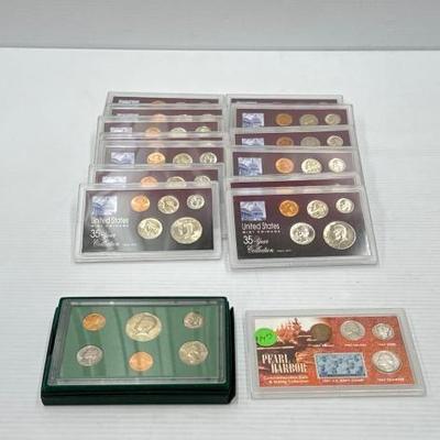 #864 • (15) 1941-1996 U.S. Mint Sets
