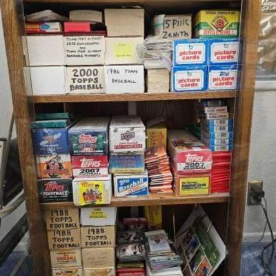 #2914 • Boxes of Sports Cards, Baseball, Basketball and Football
