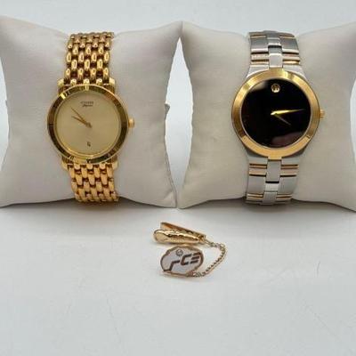 #952 • (2) Watches & Gold Filled Pendant with Diamond

