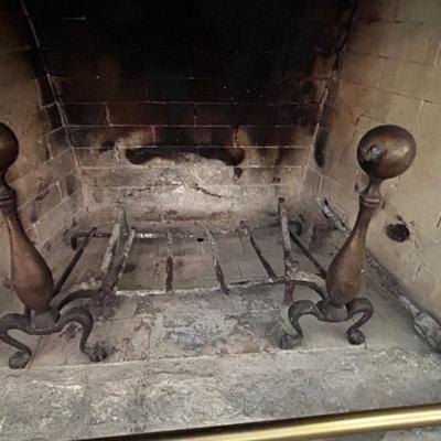 Fireplace andirons