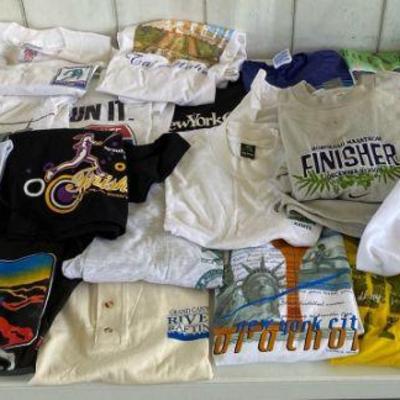 HKC002 - Mix Lot of Men's & Women's T-shirts - Honolulu Marathon, Nike & More #2