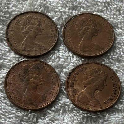 HKC321 ~ Quartet of 1971 Great Britain 2 New Pence Lot