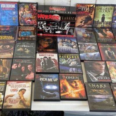 HKC007 - Huge Lot of Out of Print OOP Horror Movies on DVD & More