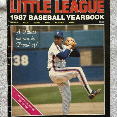 HKC336 ~ Official Souvenir Program of the1987 Hawaii State Little League Baseball Tournament