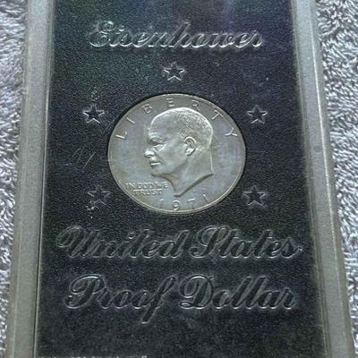 HKC319 ~ 1971-S Eisenhower Proof 40% Silver Dollar