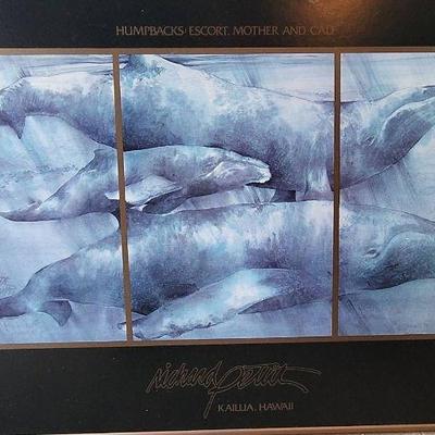KKF137 - Humpbacks Framed Poster 