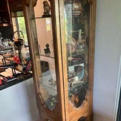 KKF113 Wood And Glass Display Case 