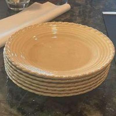 KKF149 Tuscan Country Side Cream Plates And Bowls