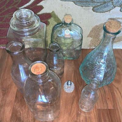 KKF216 Beautiful Decorative and Useful Glassware - Milk Bottles, Coca Cola & More