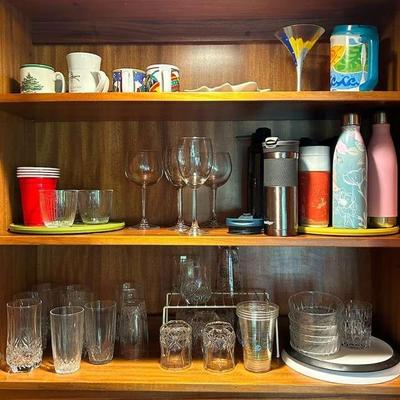 KKF200- Mystery Lot Of Glassware And Bottles 