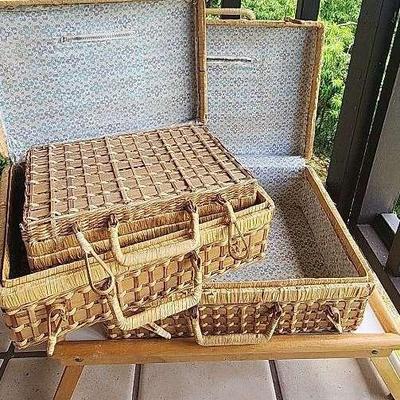 KKF174 - Nested Picnic Baskets 