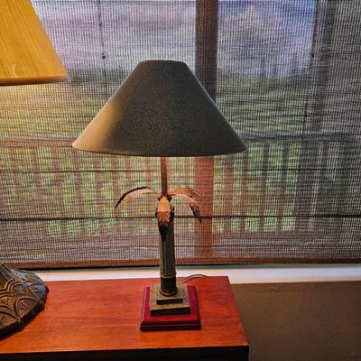 KKF010-Interesting Palm Tree Inspired Table Lamp.