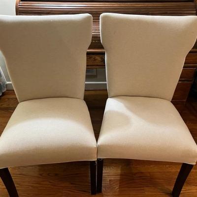 Upholstered side chairs