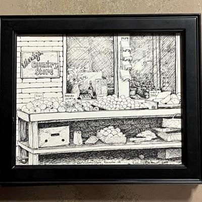 Framed print - signed by Roanoke artist, Lee Penny Baker