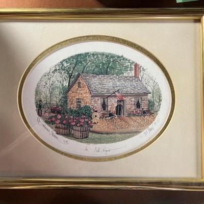 P Buckley Moss signed & numbered “The Mill” House”