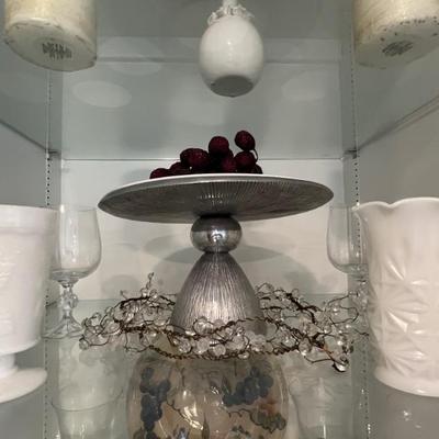 Pewter cake stand