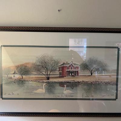 P Buckley Moss “House by the Lake”