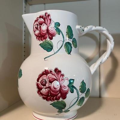 Tiffany Strasbourg  Flowers Pitcher