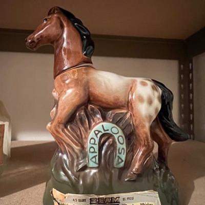 Beam collectible liquor bottle