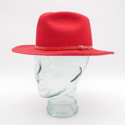 Bradford "Shelby" E6K48 Red Wool Ladies Hat