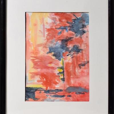Original Abstract Watercolor Painting