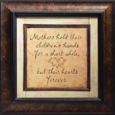 Framed Mom Quote