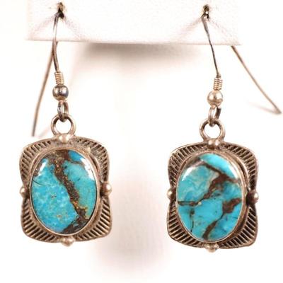 Sterling Silver & Turquoise Earrings