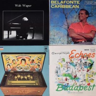 Lot Of 8 Records: Hank Snow, Walt Wagner, Vivaldi, Belafonte + More