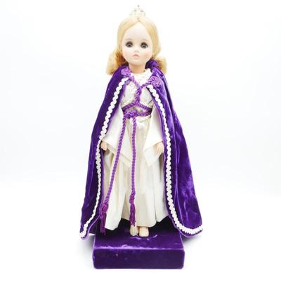 High Quality Doll with Purple Velour Cape