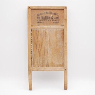 Miniature National Washboard Co. #442 Wooden Washboard