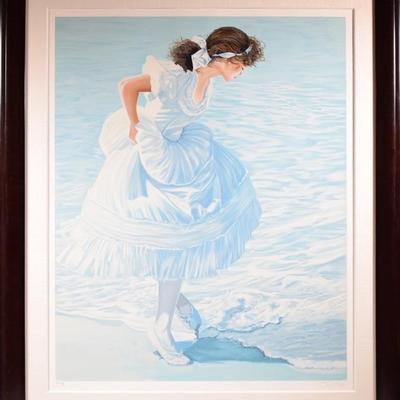 "The Dance" by Susan Rios Fine Art Serigraph in Frame #38/100