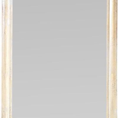Large Mirror with Rustic Wood Finish Frame