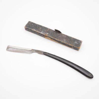 Vintage J. A. Hellberg Steel Folding Straight Razor