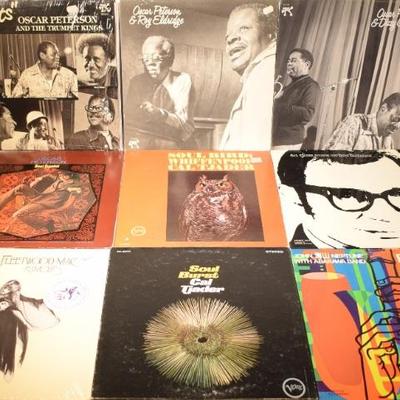 Lot Of 9 Records: Oscar Peterson, Cal Tjader, Fleetwood Mac, John Kaizan + More