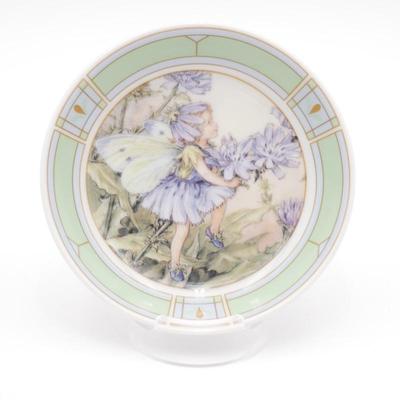 Royal Worcester Fine Porcelain Lavender Fairy Trinket Dish