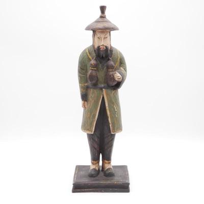 Tall Carved Wooden Man