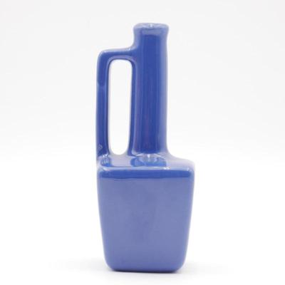 Small Blue Square Bud Vase