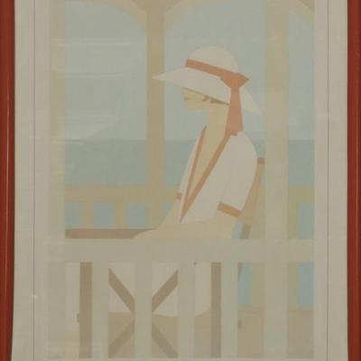 "L'Affiche Illustree" by Aldo Andreolo Large Framed Poster