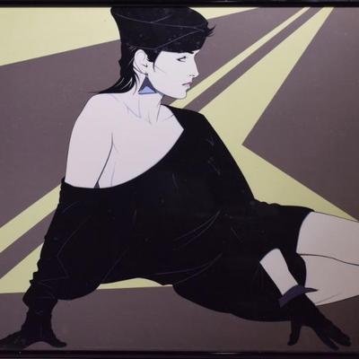 "Isetan" by Patrick Nagel Framed Lithograph Poster
