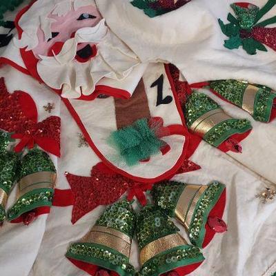 Vintage Christmas tree skirts