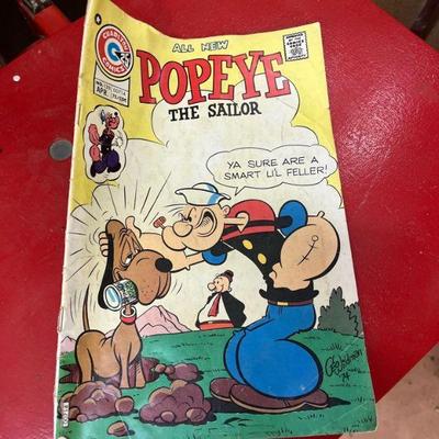 popeye comic book