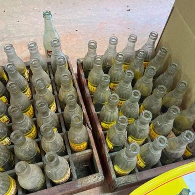 antique glass bottles