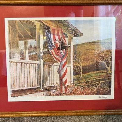 "Election Day" numbered and signed by David Armstrong 