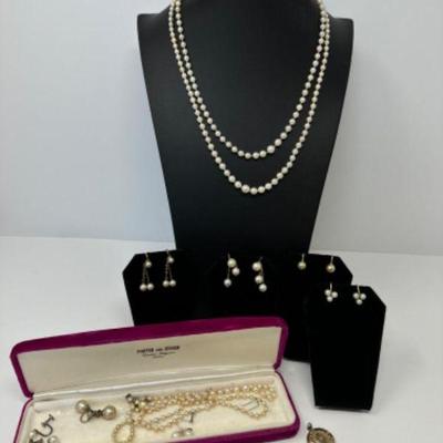 Gold Filled Locket, 14kt Necklace Clasp & Earring Backs+	