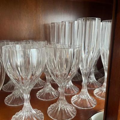 Mikasa Park Lane Crystal Wine Glasses and Champagne Flutes