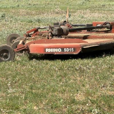 Rhino 15' Batwing shredder 