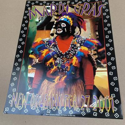 Zulu 2001 Print New Orleans Mardi Gras Poster By Jonathon Sharpe RML5019