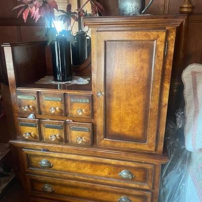 APOTHECARY CABINET..
