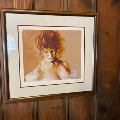 SIGNED LITHOS, ORIGINAL SKETCHES & ART,, SERIGRAPHS, BY LUONGO, RIOS, FARMER & OTHERS...
